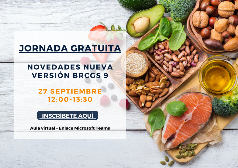  NOVEDADES NUEVA VERSIÓN BRCGS9 - JORNADA GRATUITA